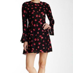Love...Ady Long Sleeve Floral Flare Dress (S)